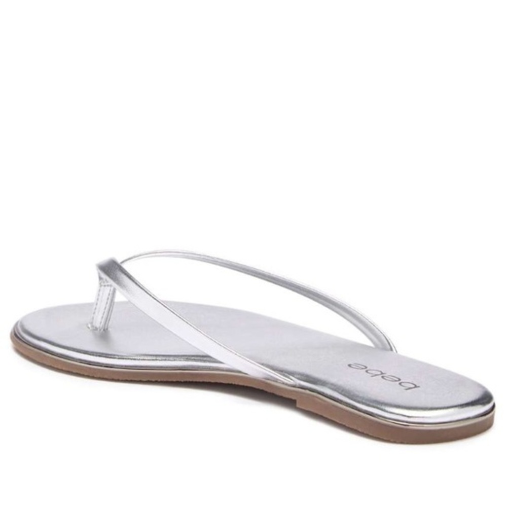 Bebe Silver Thing Sandals - Picture 2 of 5